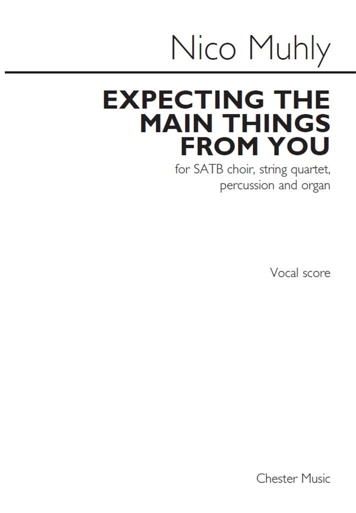 Expecting The Main Things From You
